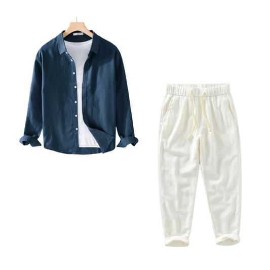 Conrado Linen Shirt & Trousers Set