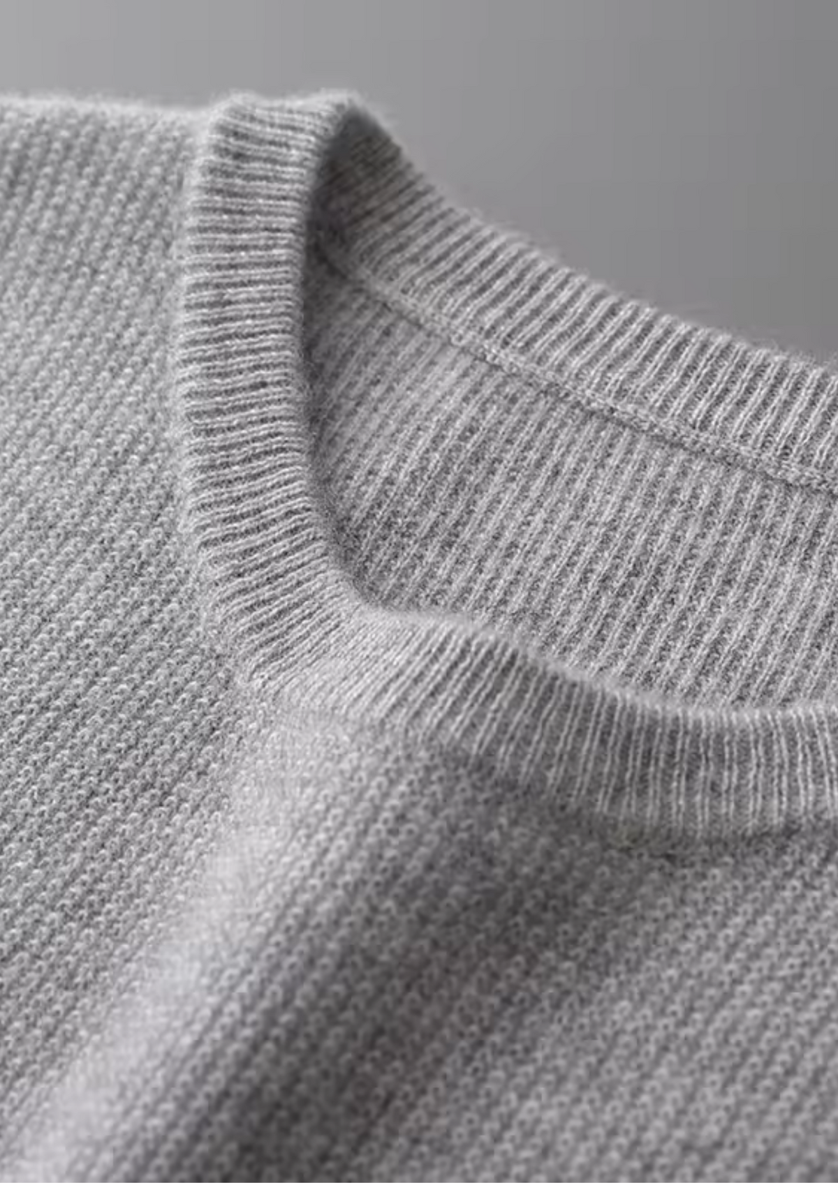 Pure Extra-Fine Merino Wool Crew Neck Vest by SATRI & CO. – product view 3