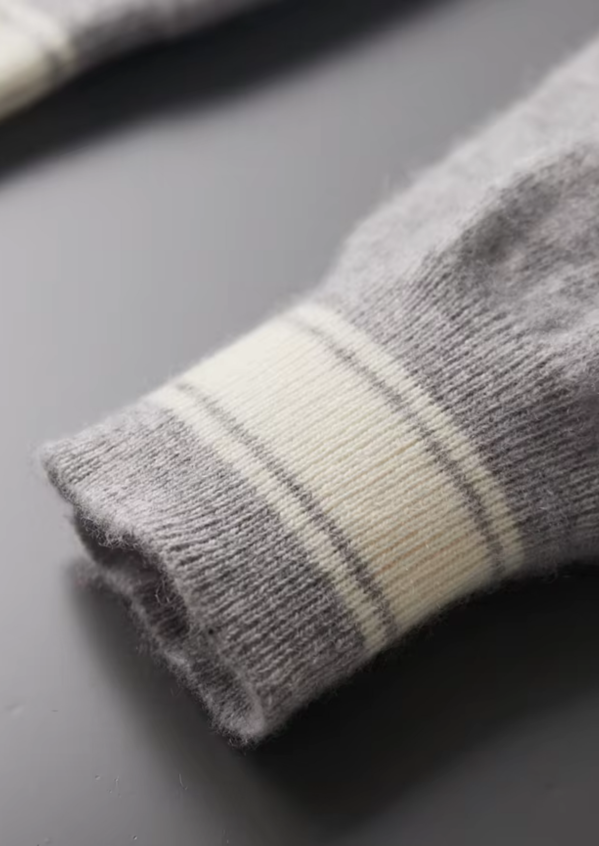 Premium Cashmere Light Grey Vienna Leisure Set by SATRI & CO. – product view 5