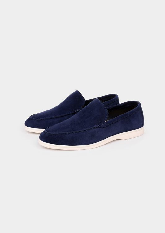 Marina Loafers - Navy Blue by SATRI & CO. – product view 1