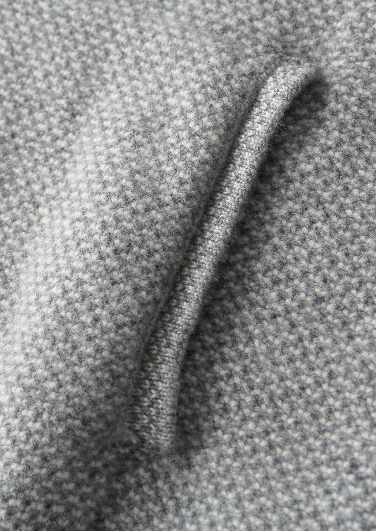 Pure Extra-Fine Merino Wool Light Grey Jacquard Set by SATRI & CO. – product view 14