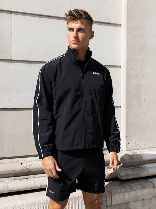 Men's Marlo Track Jacket - Black | SATRI