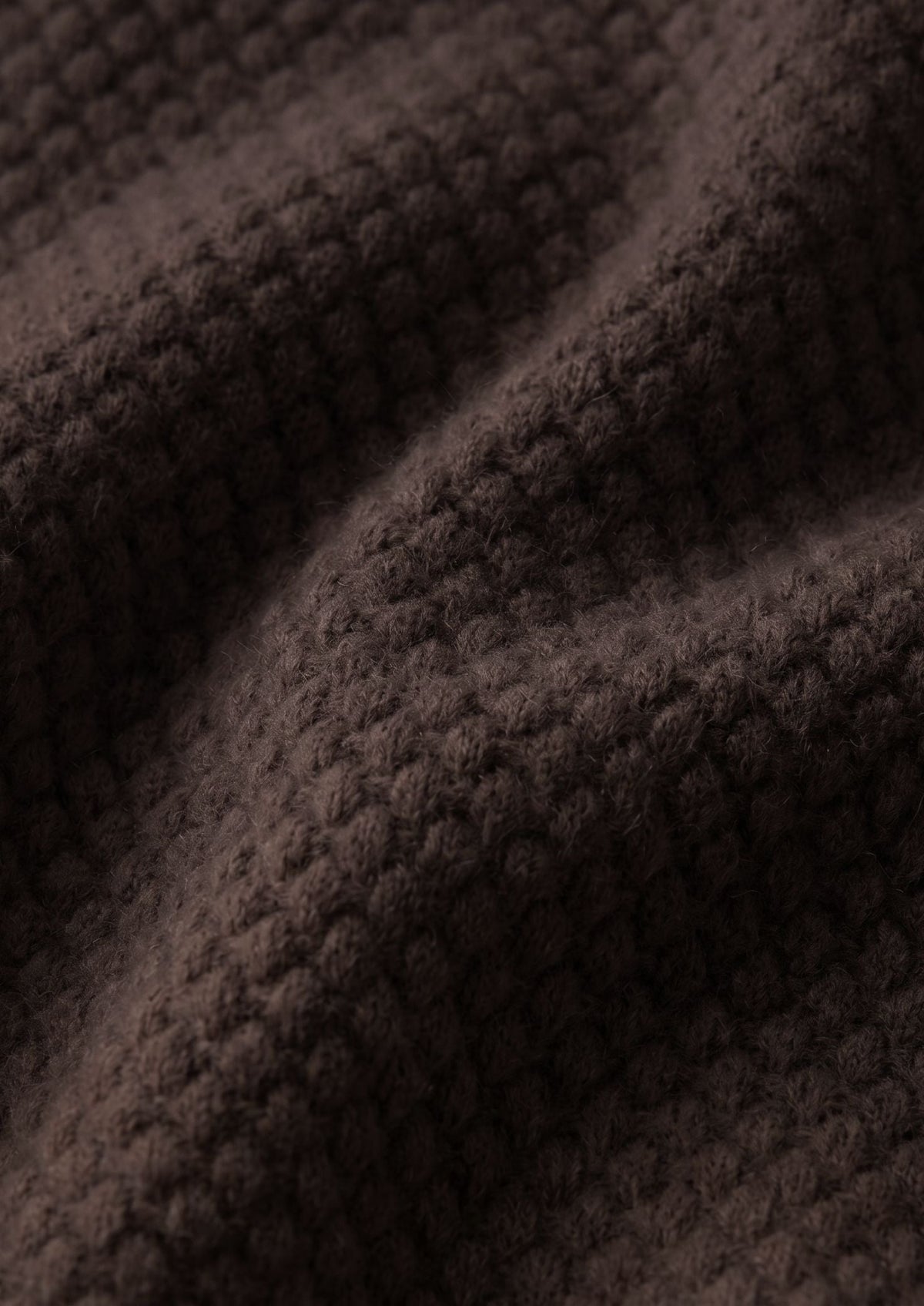 Premium Cashmere Dark Brown Two-Tone Polo by SATRI & CO. – product view 2