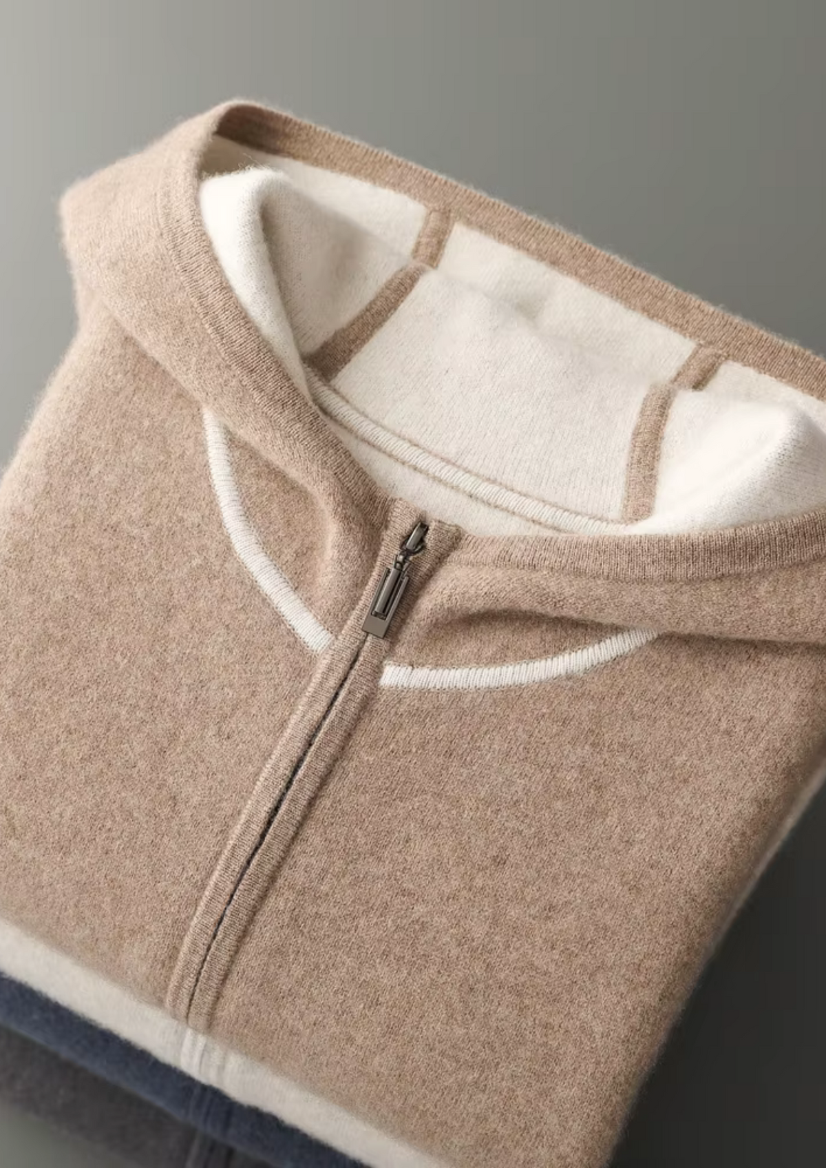 Premium Cashmere Beige Milano Leisure Set by SATRI & CO. – product view 14