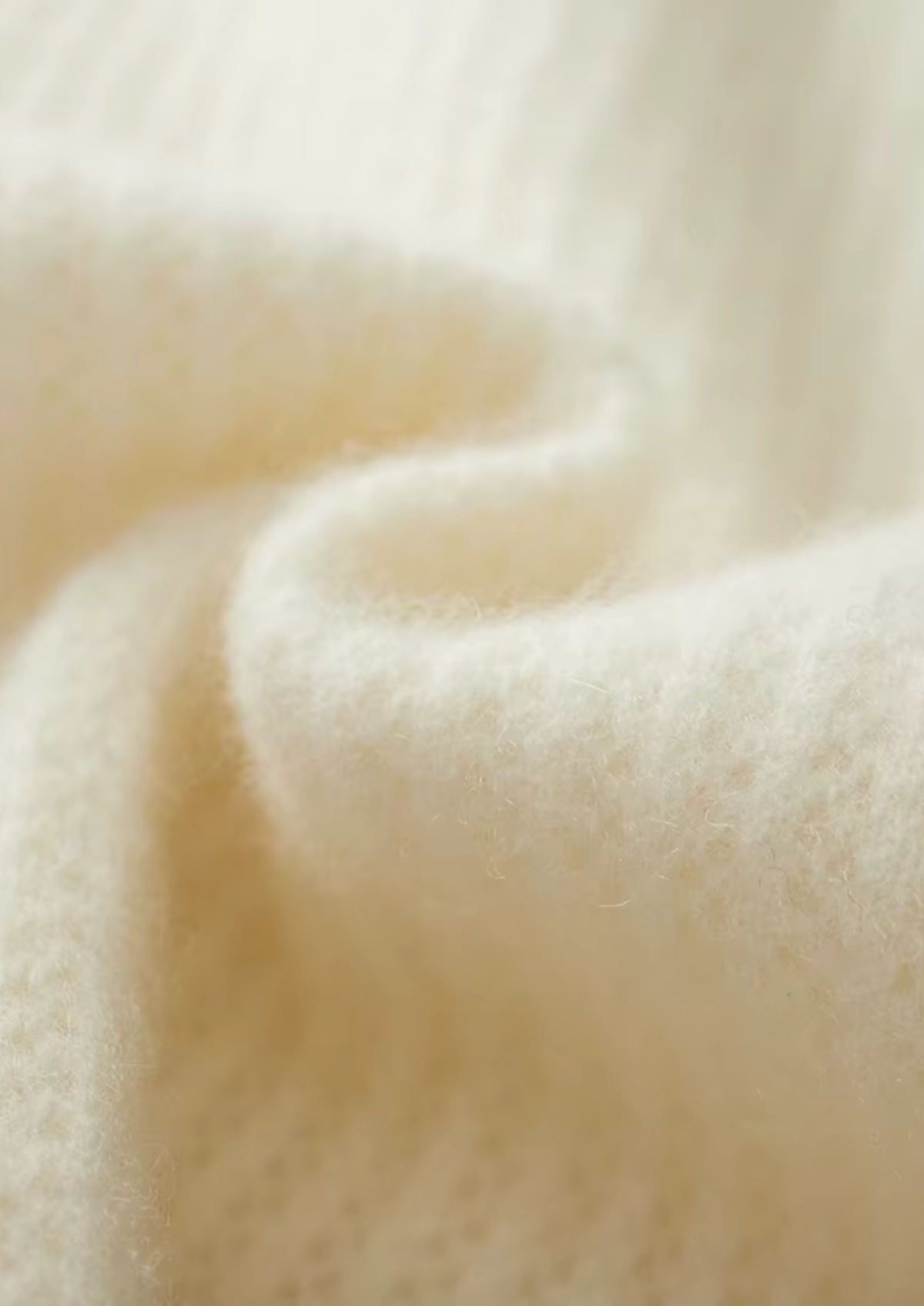 Pure Extra-Fine Merino Wool Ribbed Zipper Hoodie by SATRI & CO. – product view 14