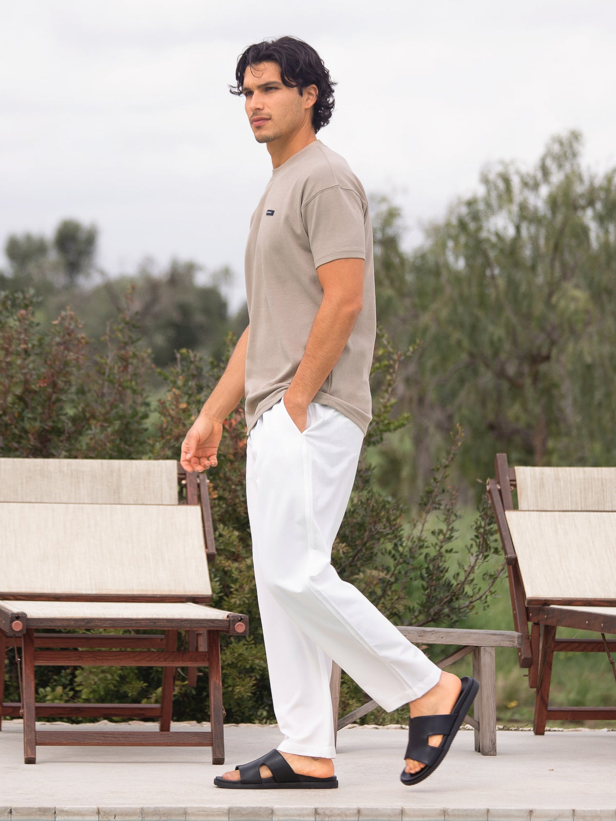 Lucca Trousers - White