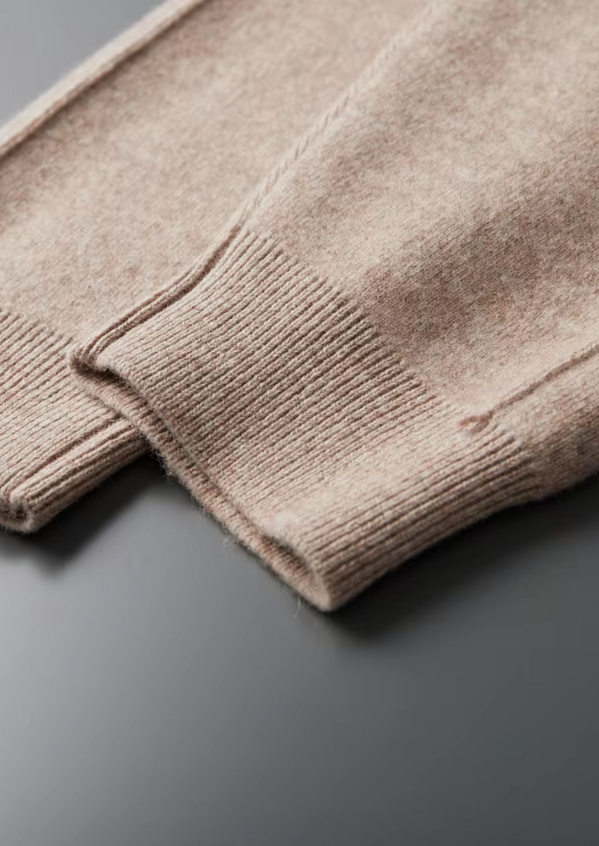 Pure Extra-Fine Merino Wool Light Grey Leisure Joggers by SATRI & CO. – product view 11