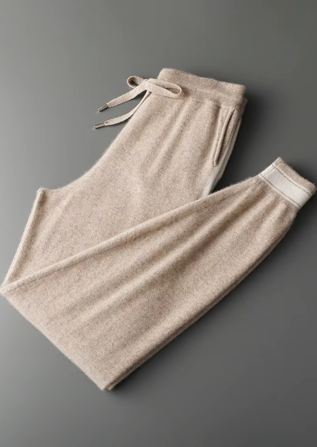 Premium Cashmere Sand Vienna Leisure Set by SATRI & CO. – product view 4