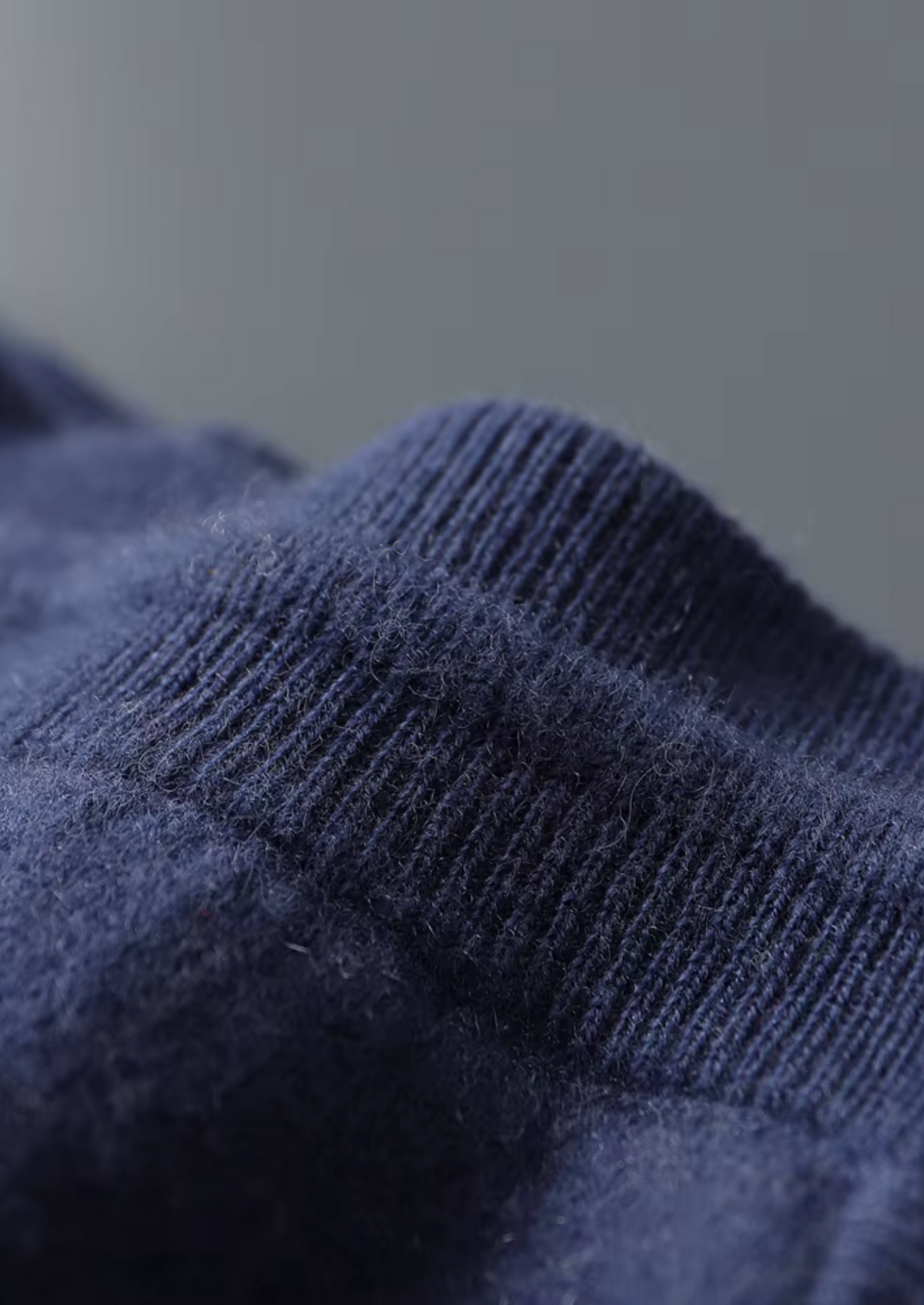 Premium Cashmere Navy Blue Milano Leisure Set by SATRI & CO. – product view 10