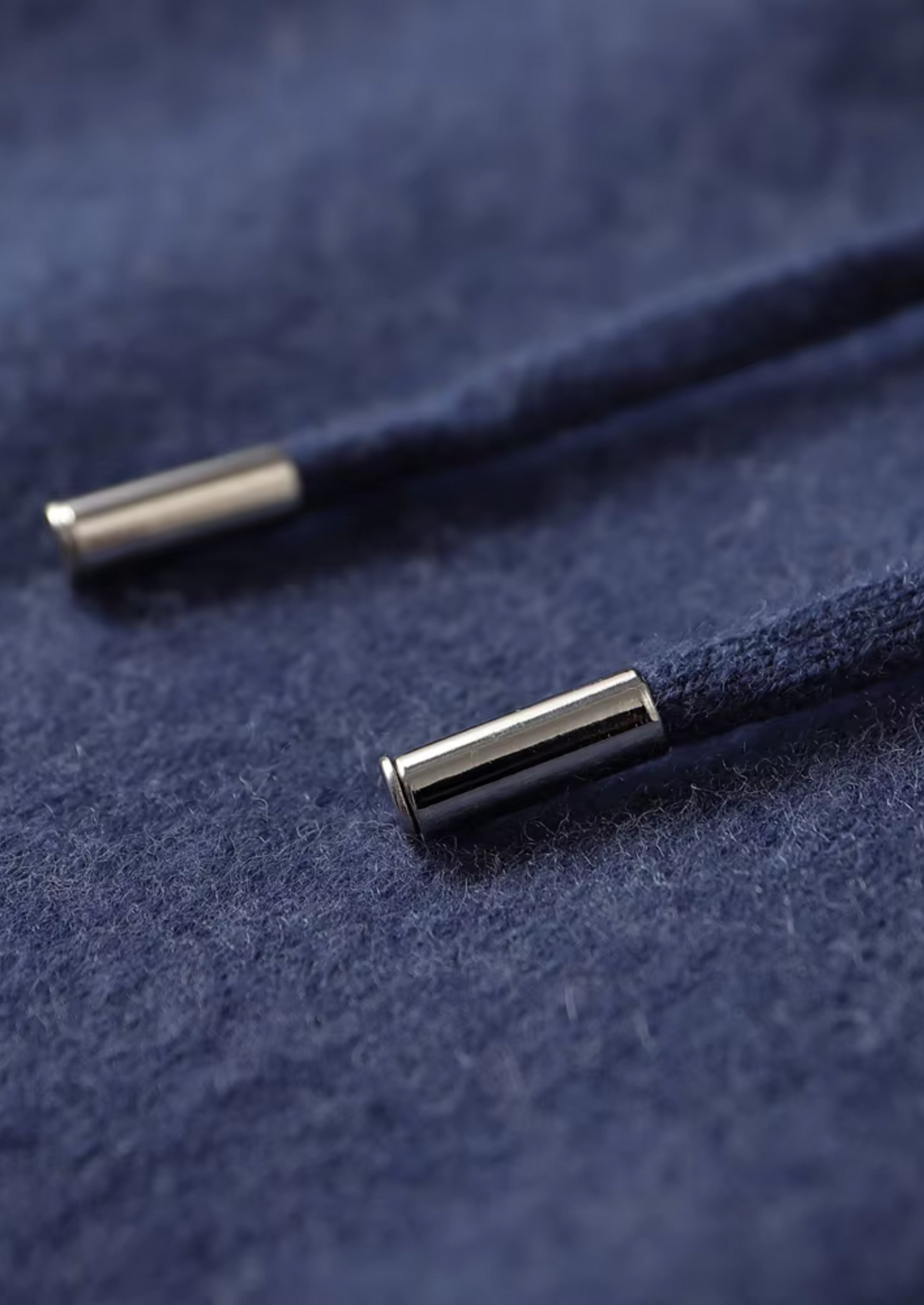 Premium Cashmere Navy Blue Milano Leisure Set by SATRI & CO. – product view 12