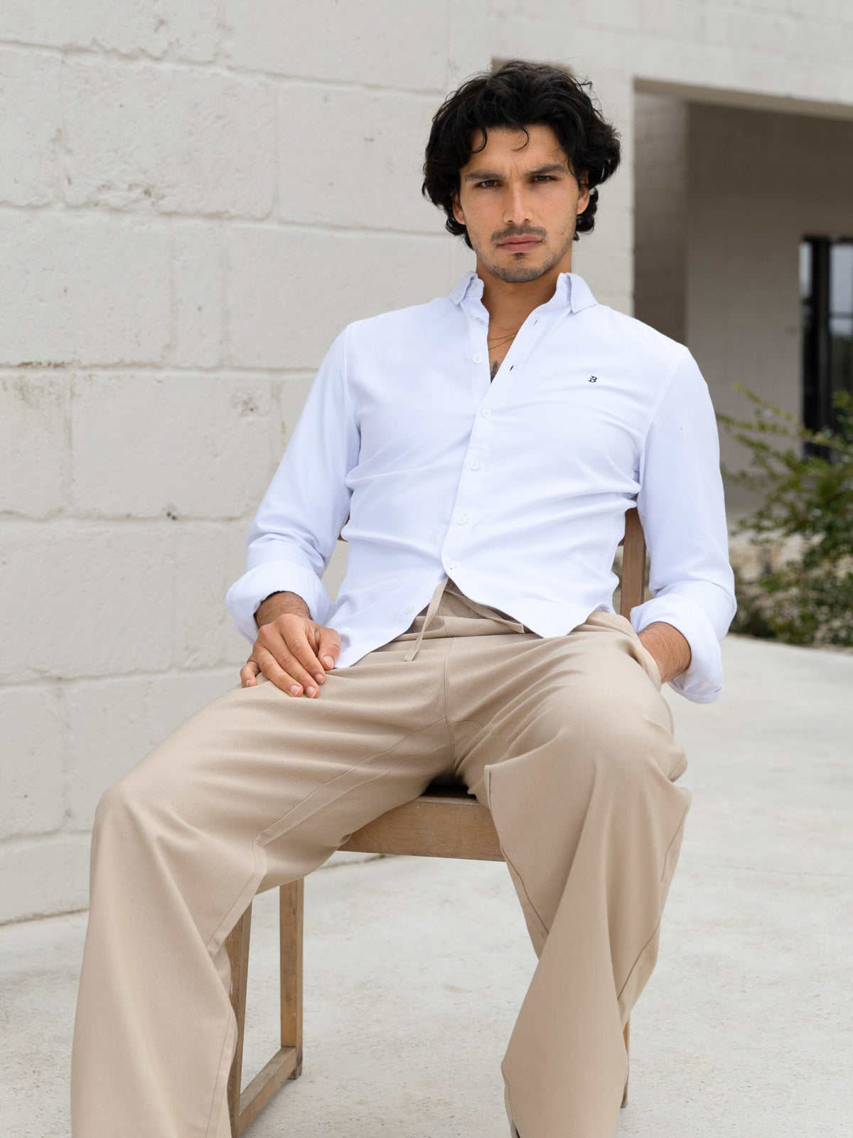 Jude Relaxed Linen Trousers - Tan