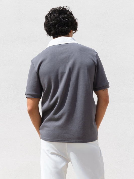 Ander Relaxed Polo Shirt - Grey