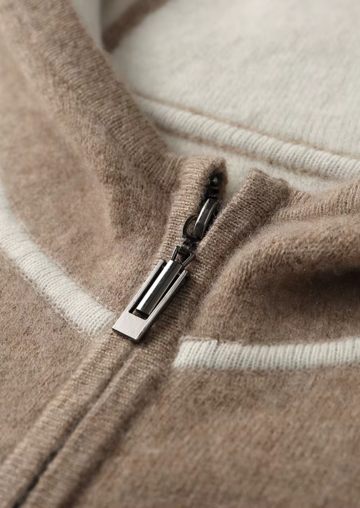 Premium Cashmere Beige Milano Leisure Set by SATRI & CO. – product view 3