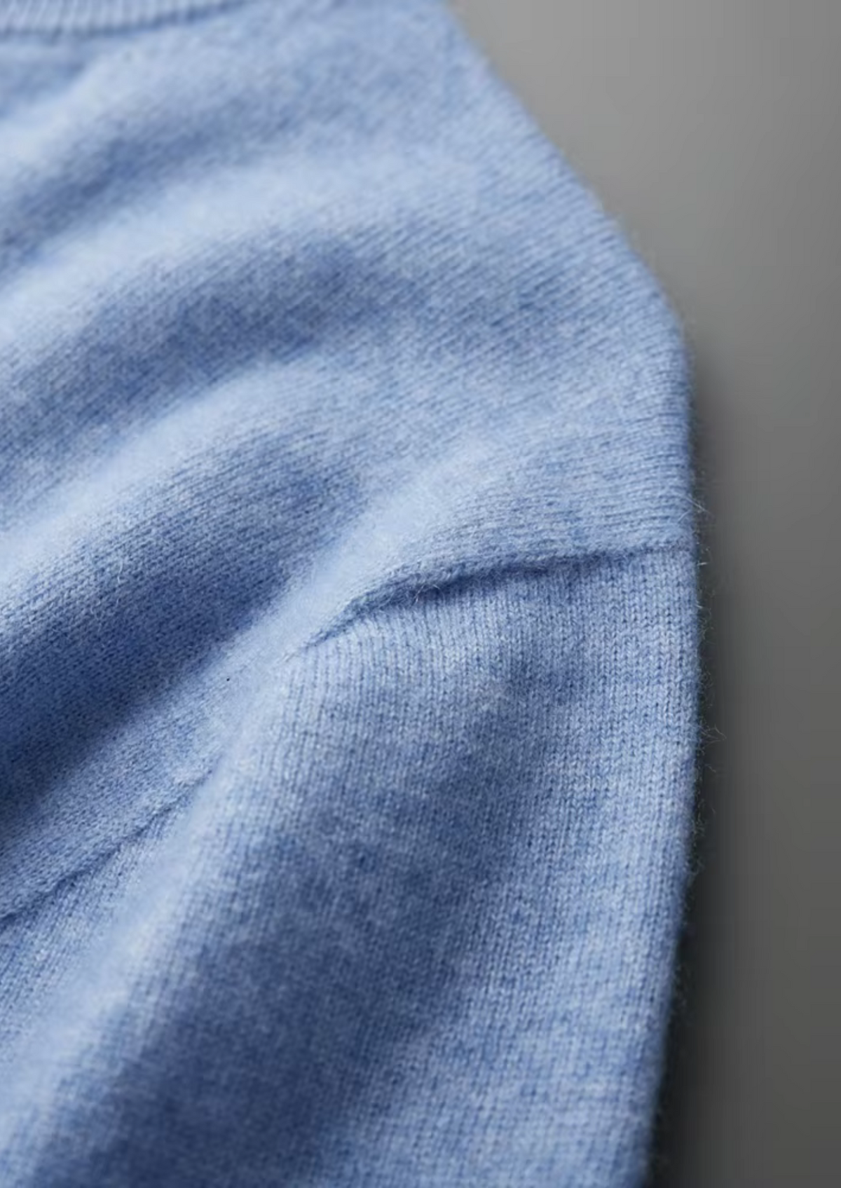 Premium Cashmere Mock Neck T-Shirt by SATRI & CO. – product view 14