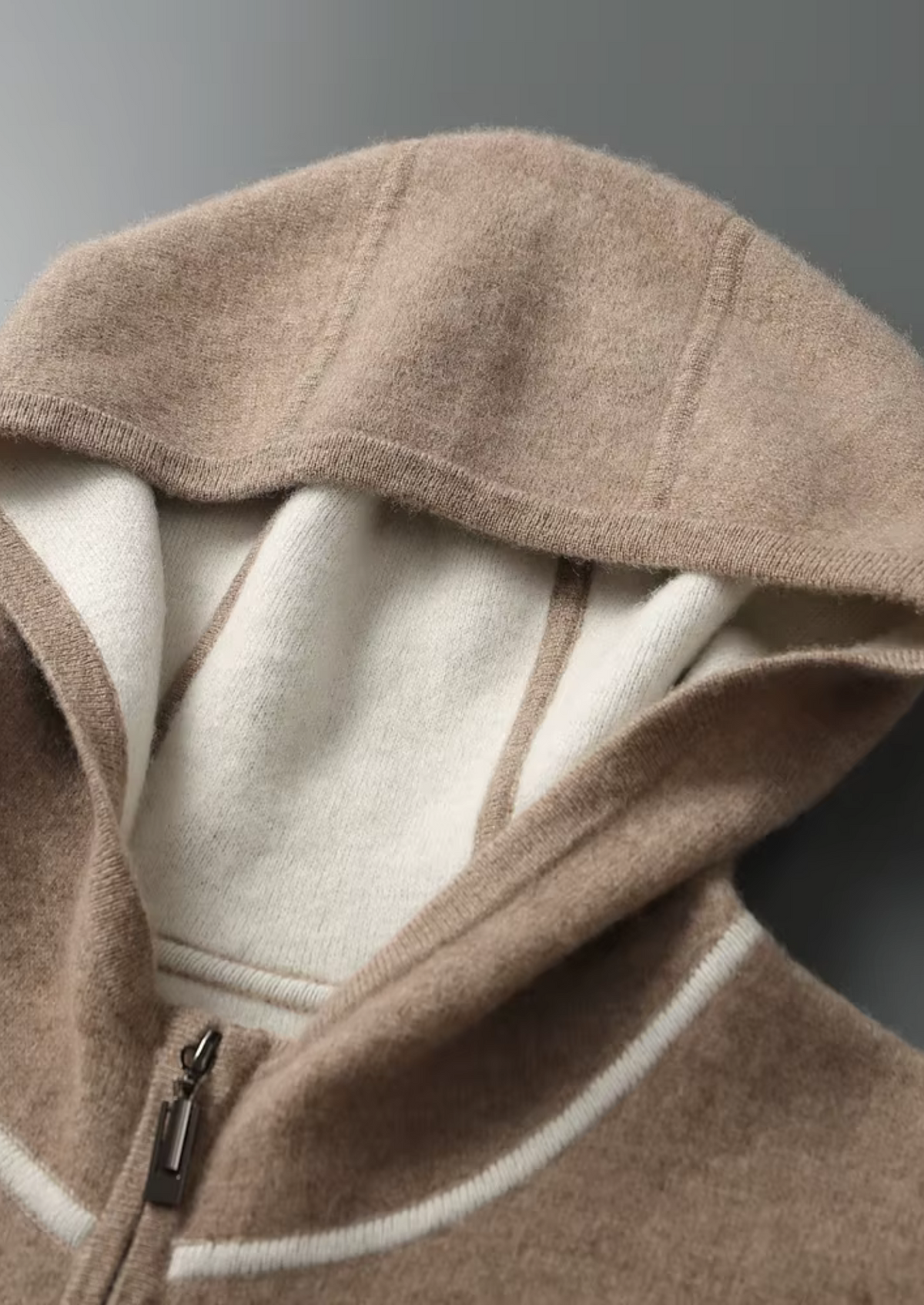 Premium Cashmere Beige Milano Leisure Set by SATRI & CO. – product view 6