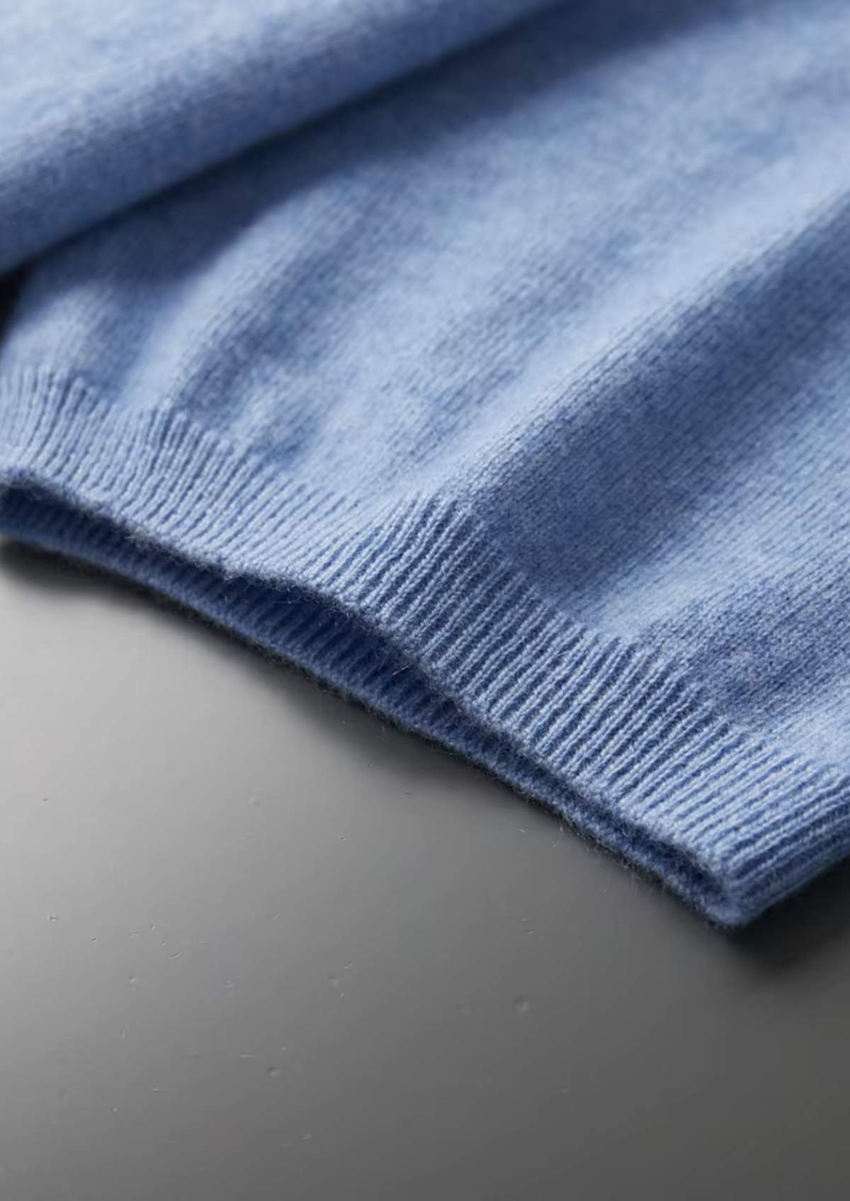 Premium Cashmere Mock Neck T-Shirt by SATRI & CO. – product view 13