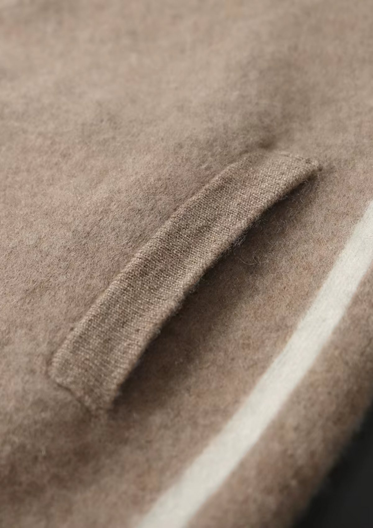 Premium Cashmere Beige Milano Leisure Set by SATRI & CO. – product view 9