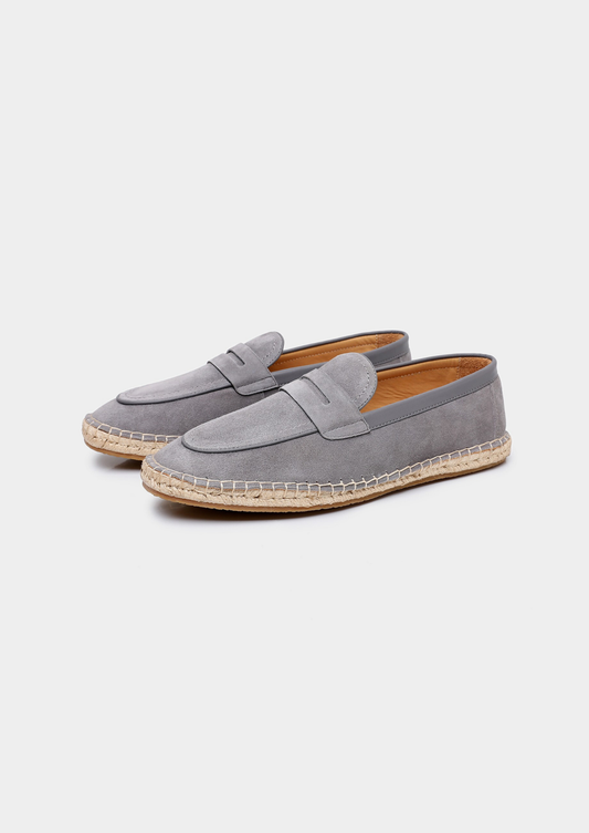Penny Seaside Espadrilles - Light Grey by SATRI & CO. – product view 1