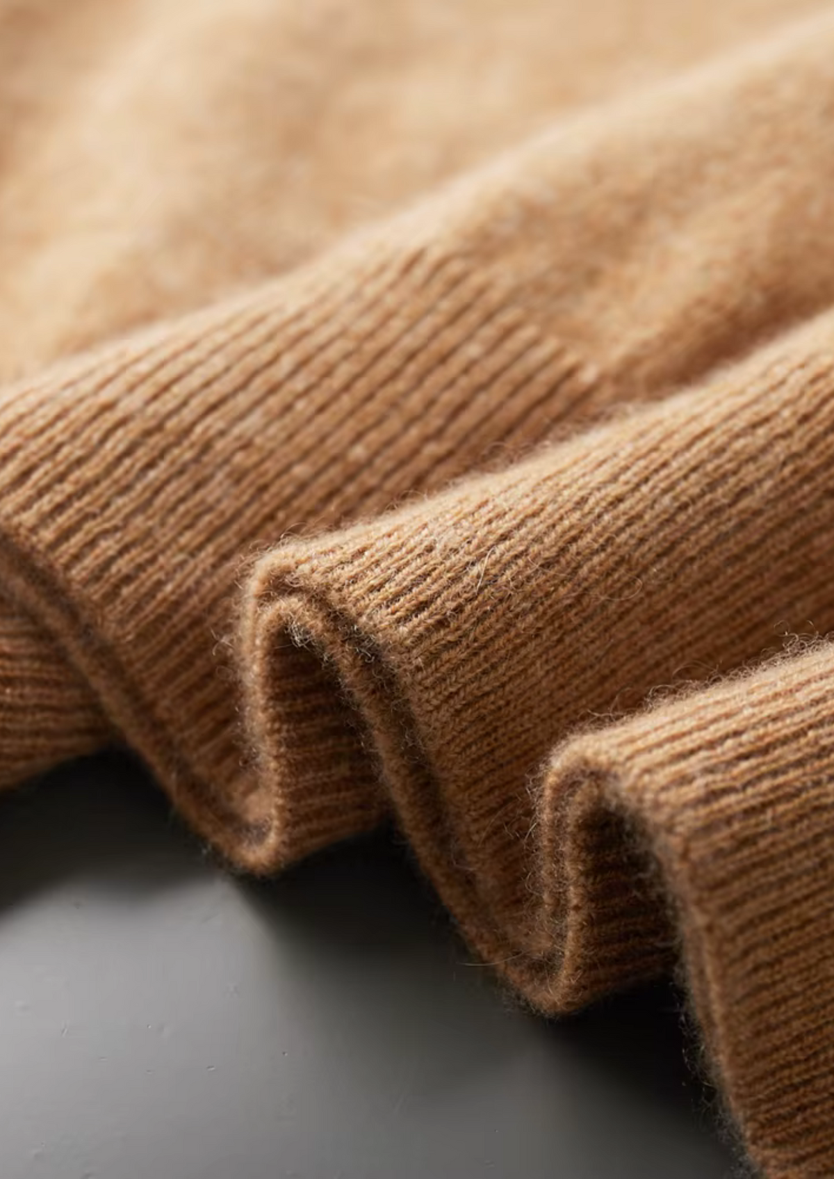 Premium Cashmere Mock Neck T-Shirt by SATRI & CO. – product view 24