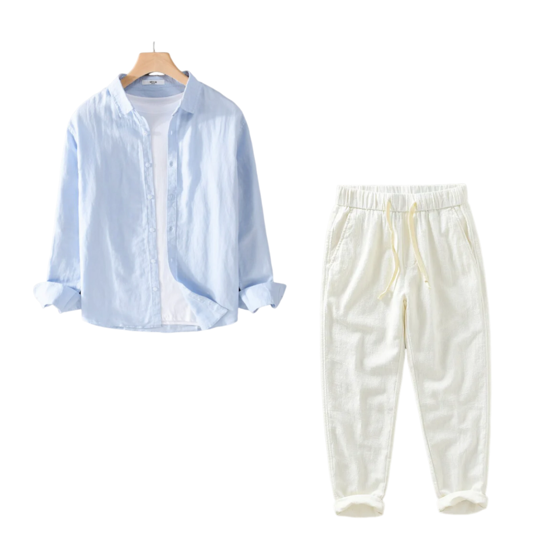 Conrado Linen Shirt & Trousers Set