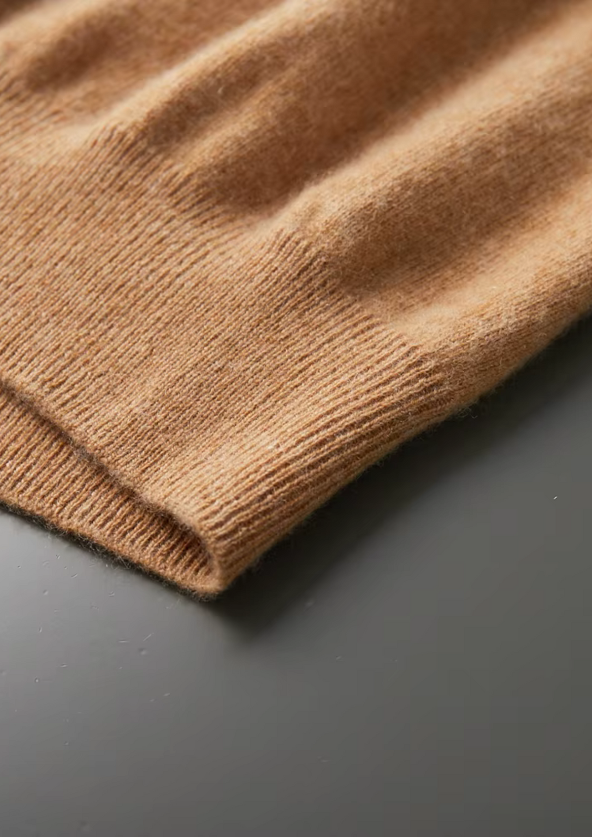 Premium Cashmere Mock Neck T-Shirt by SATRI & CO. – product view 28