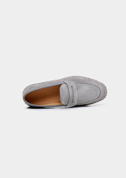 Penny Seaside Espadrilles - Light Grey by SATRI & CO. – product view 2