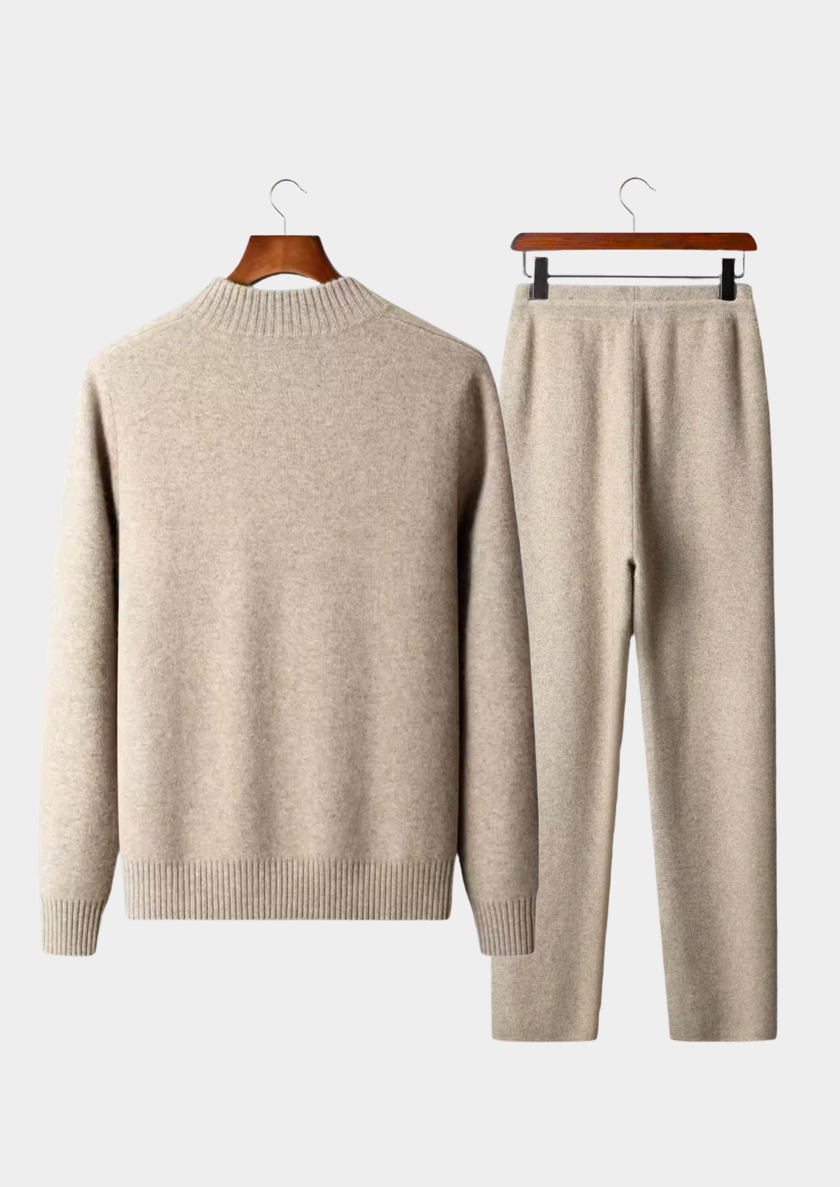 Cashmere Button-Front Cardigan & Trousers Set by SATRI & CO. – view 2