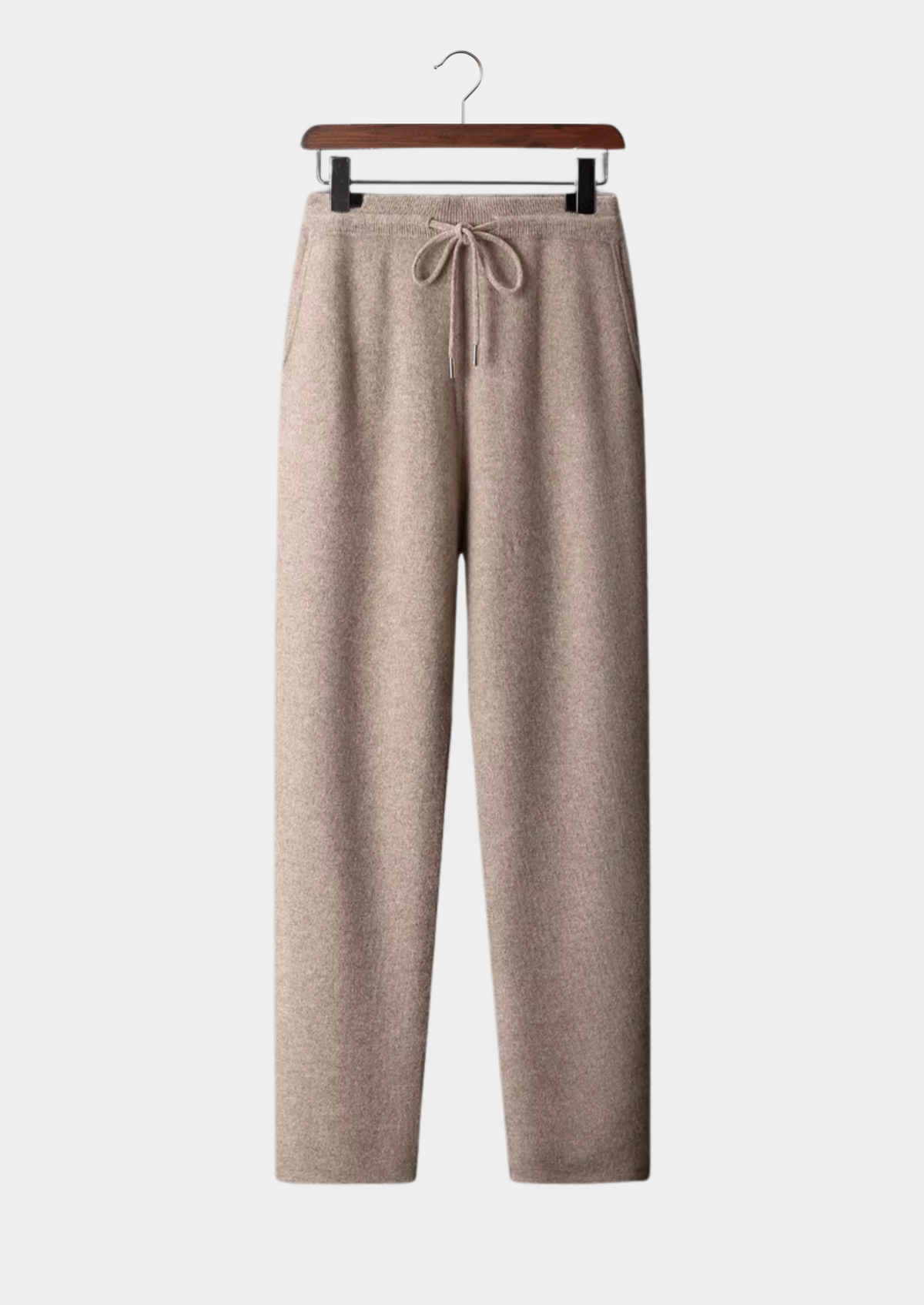 Merino Wool Straight-Leg Leisure Trousers by SATRI & CO. – view 4