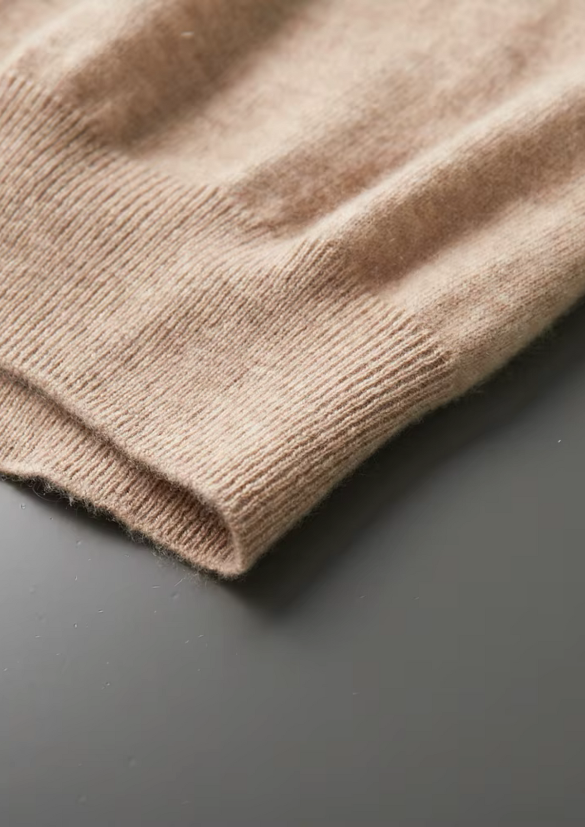 Premium Cashmere Mock Neck T-Shirt by SATRI & CO. – product view 21