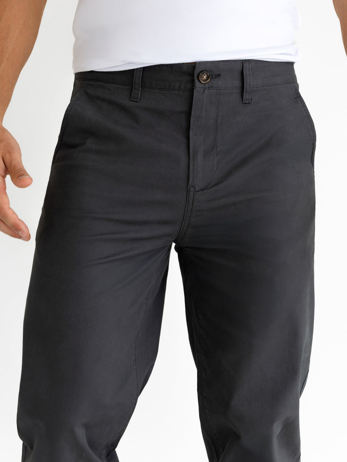Relaxed Stretch Chinos - Graphite