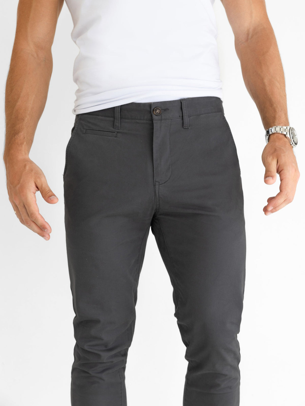 Stretch Chinos - Graphite