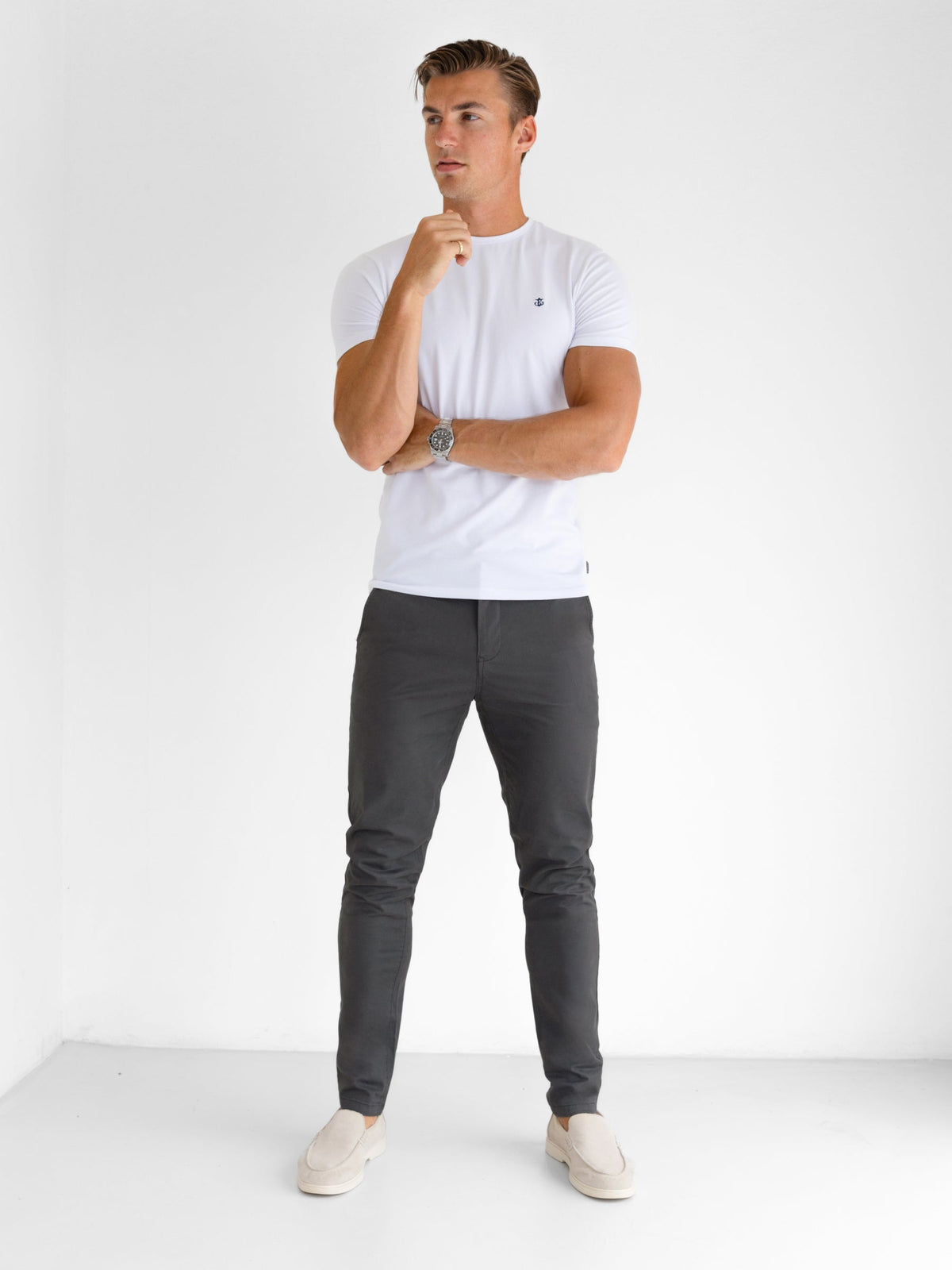 Stretch Chinos - Graphite