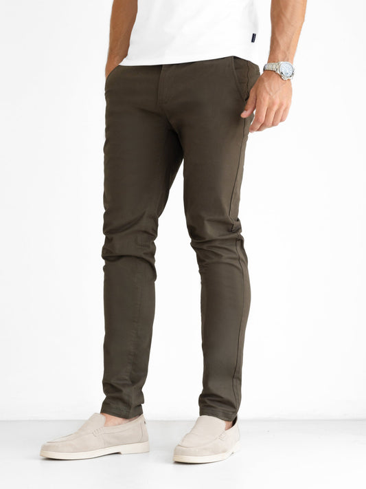 Men's Stretch Chinos - Khaki | SATRI