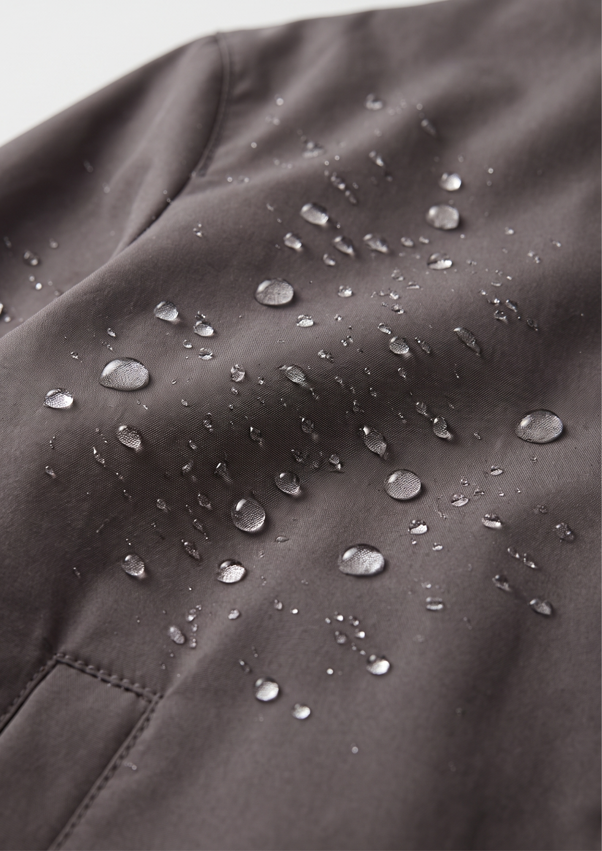 Fog Grey Technical Windbreaker Jacket by SATRI & CO. – product view 7
