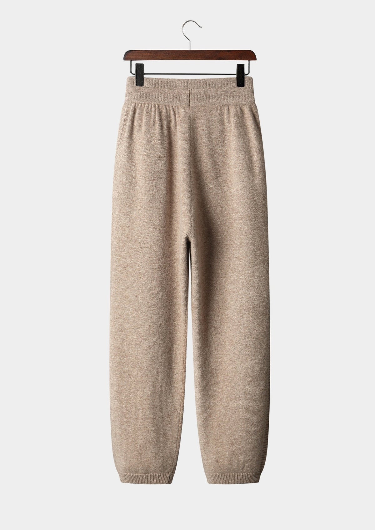 Pure Extra-Fine Merino Wool Drawstring Trousers by SATRI & CO. – product view 2