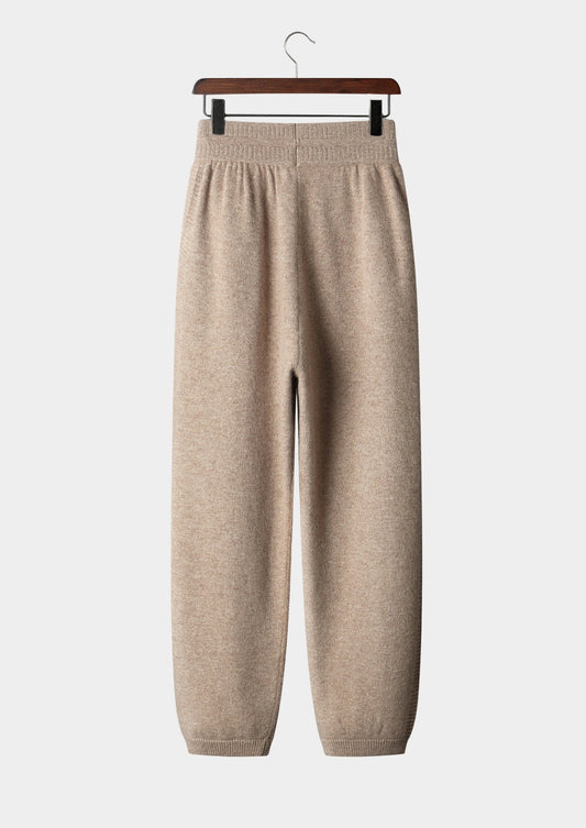 Pure Extra-Fine Merino Wool Drawstring Trousers by SATRI & CO. – product view 2