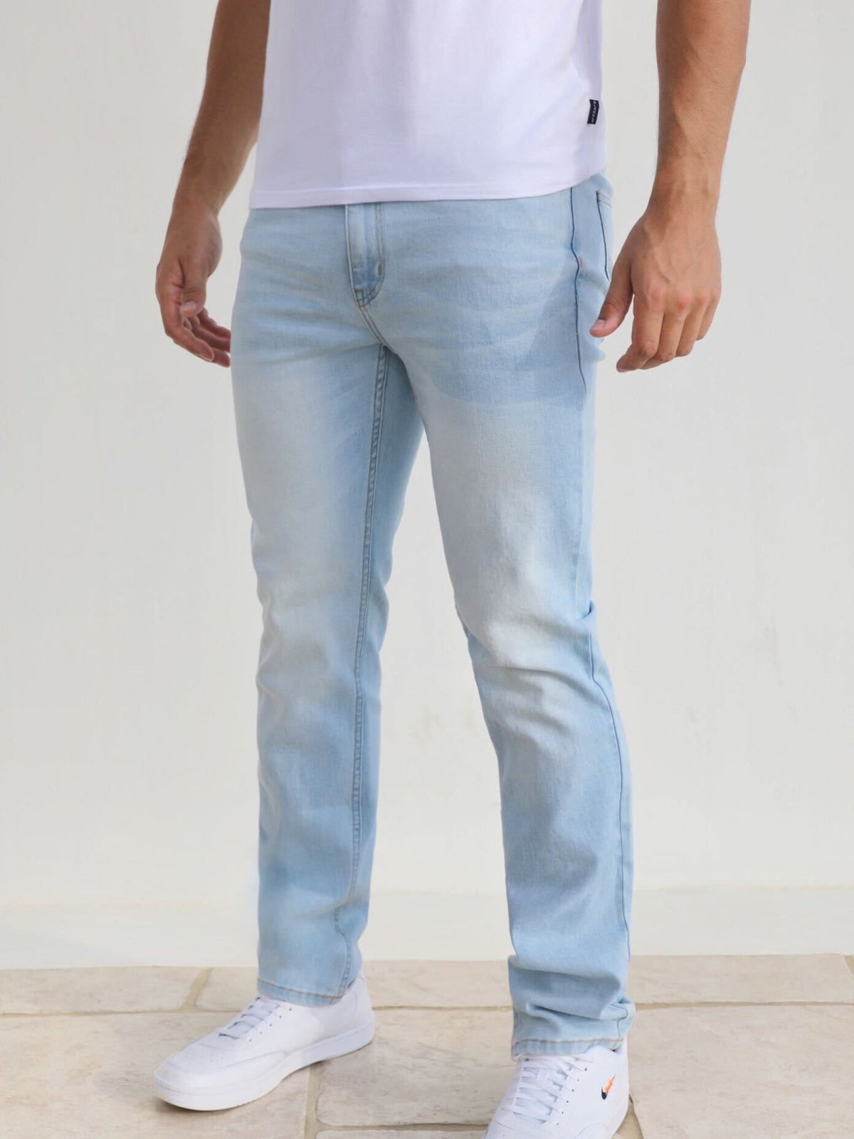 Men's Vol.10 Slim Jeans - Light Blue | SATRI