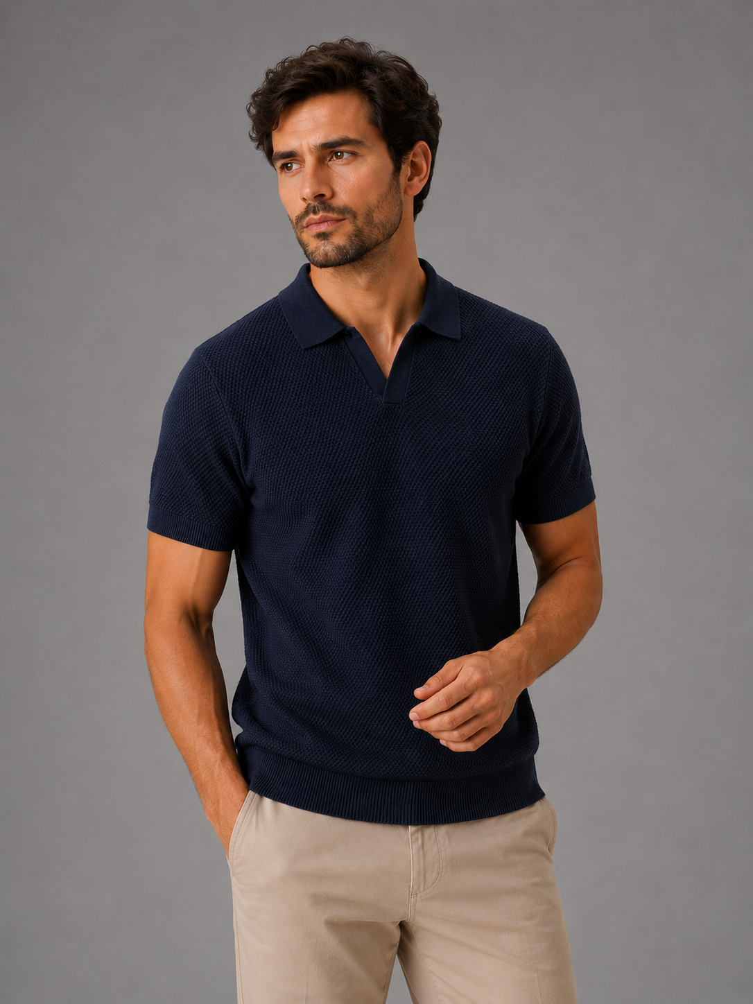 Knitted Polo S235
