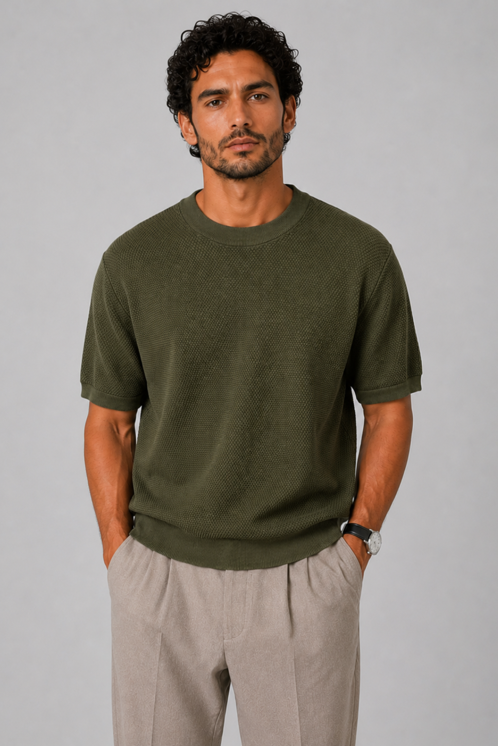 Men's Knitted T-Shirt S247 | SATRI