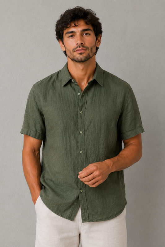 Men's Traipu Linen Shirt | SATRI