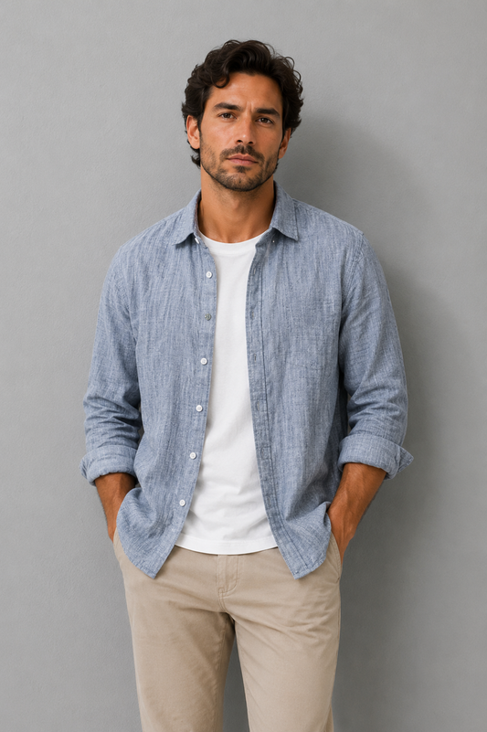 Men's Montreal Linen Shirt | SATRI