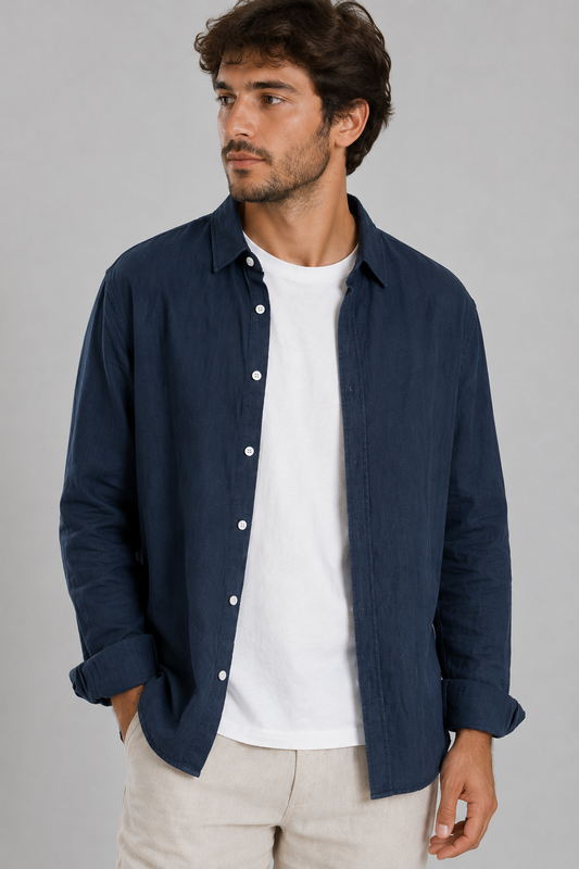 Men's Conrado Linen Shirt | SATRI