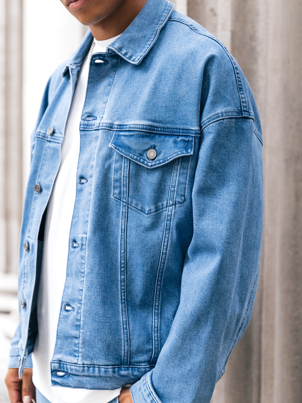 Denim Trucker Jacket - Blue