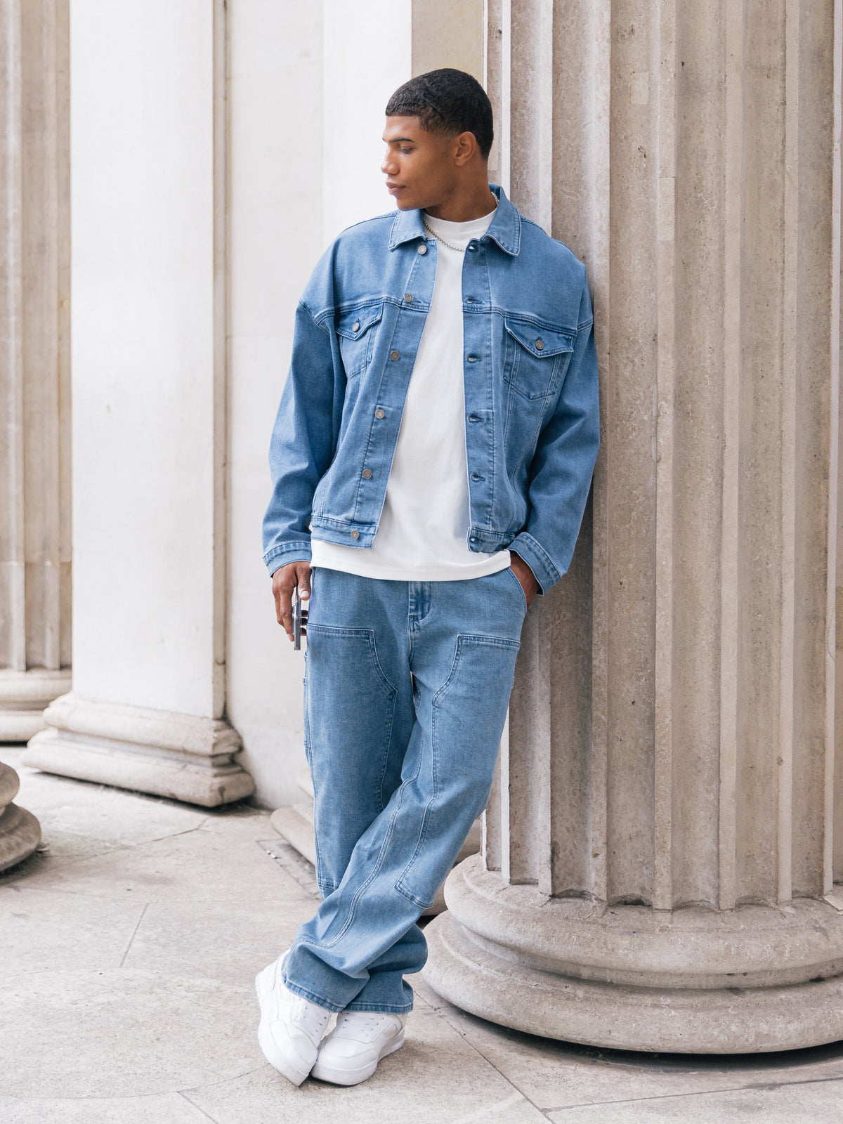 Denim Trucker Jacket - Blue