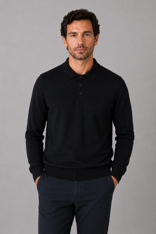 Men's Knitted Polo S643 | SATRI