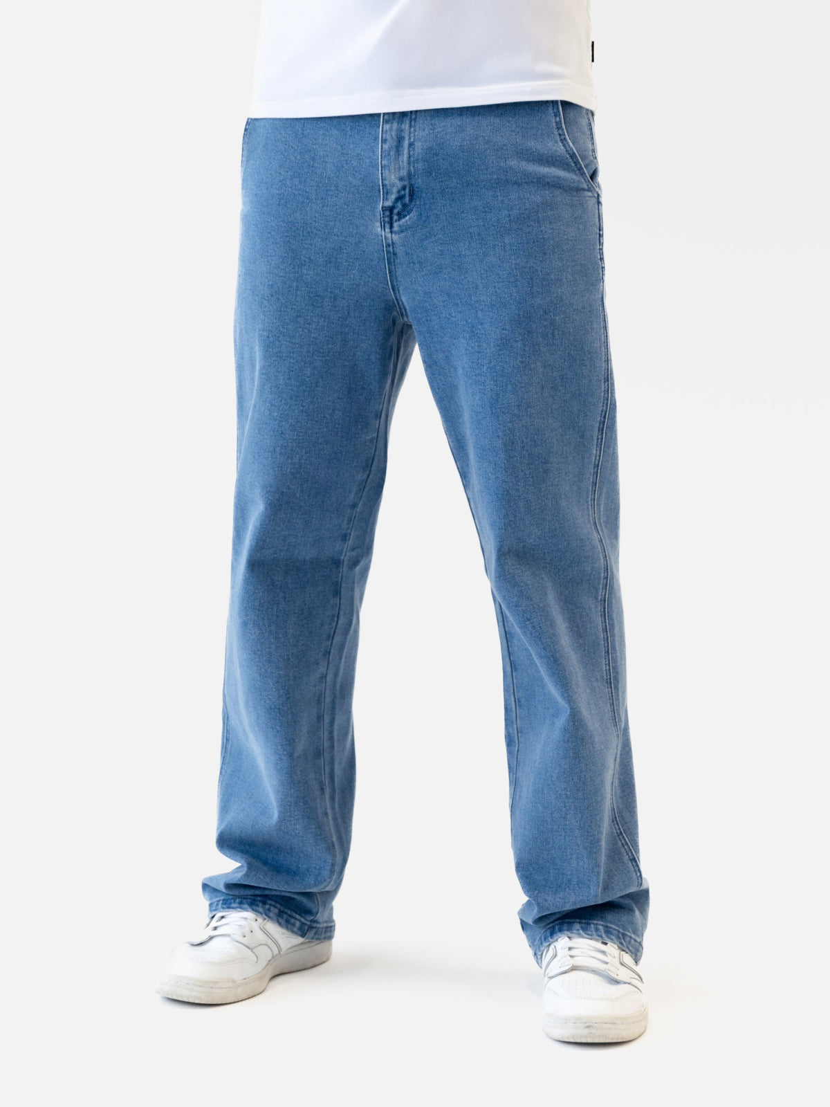 Men's Vol.17 Straight Leg Jeans - Blue | SATRI