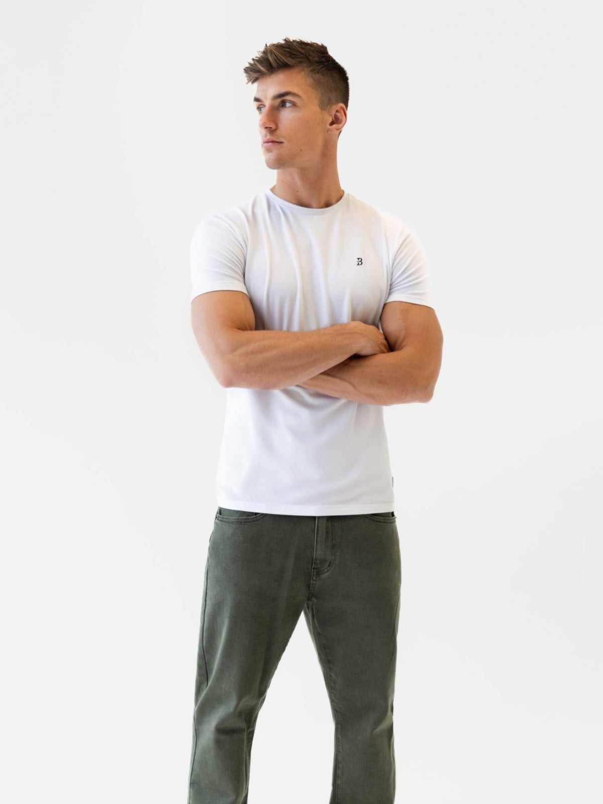 Vol.17 Straight Leg Jeans - Olive Green