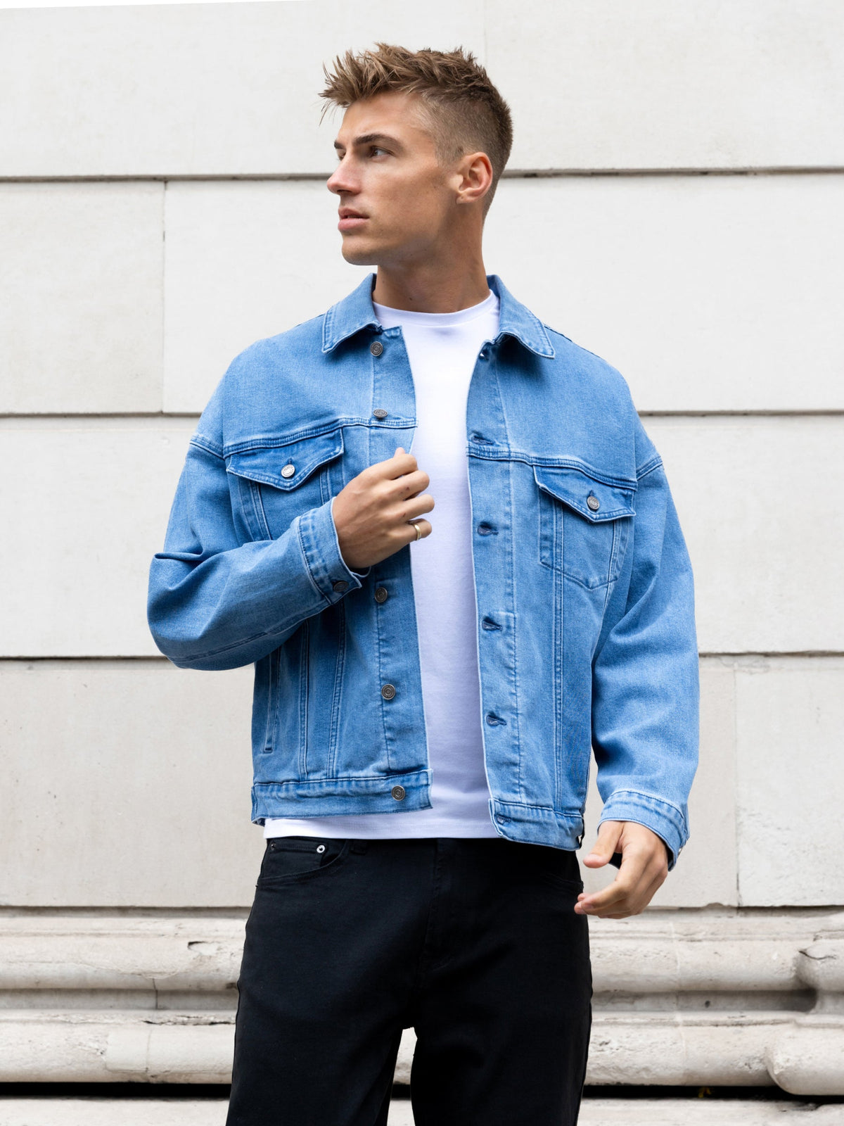 Denim Trucker Jacket - Blue