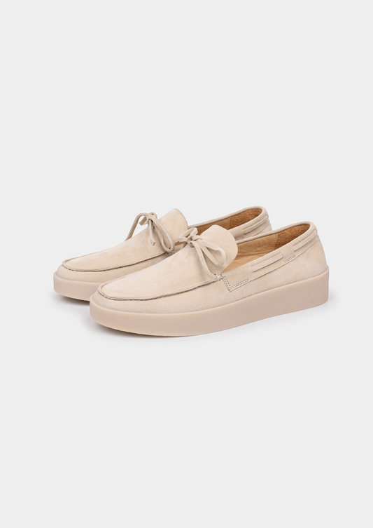 Ivory Boat Loafers by SATRI & CO. – product view 1