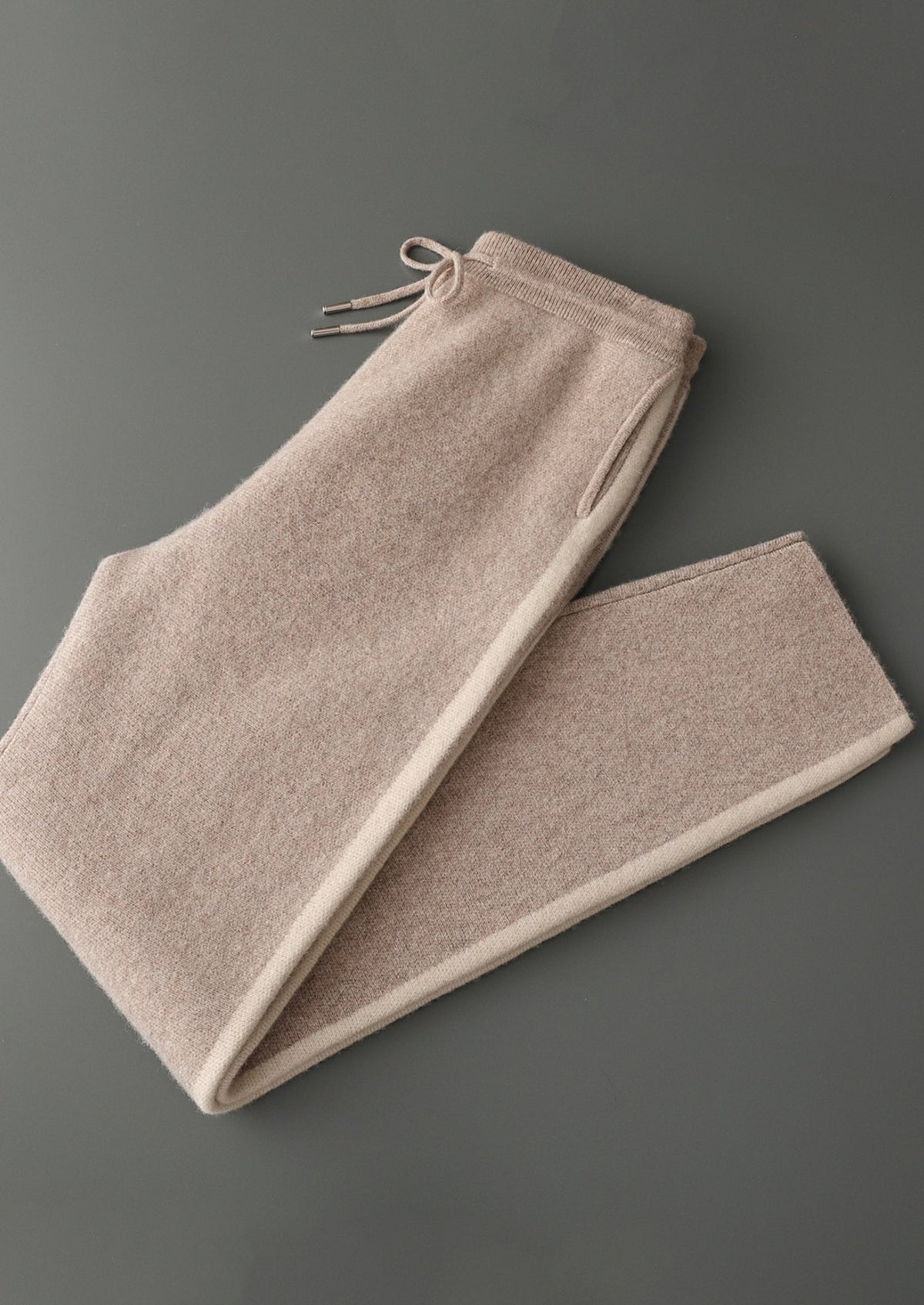 Pure Extra-Fine Merino Wool Striped Leisure Trousers by SATRI & CO. – product view 17